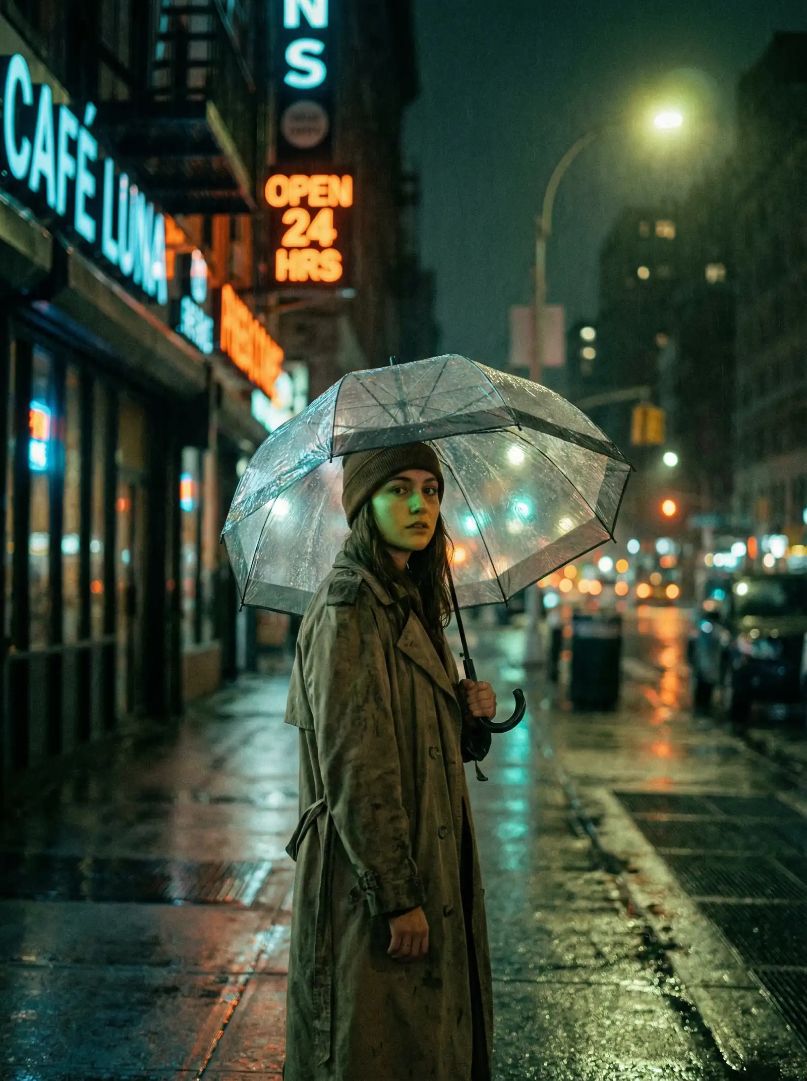 御梦子 本周佳作 - 雨夜独行